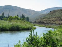 We followed the Malheur River from Harper, a lovely ride up the valley to lunch in Juntura.
