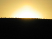 Sunrise on the Catlow Plain.
