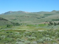 Hart Mountain from inside the refuge.
