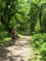 Shirtless Stud on Trail.JPG